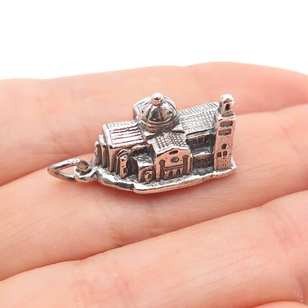 CREED Sterling Vintage National Shrine of the Immaculate Conception Mini Pendant